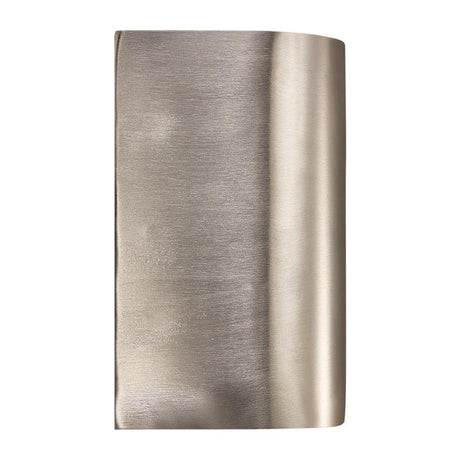 JE747 Nordlux Canto Maxi 2 Outdoor Wall Light Stainless Steel (Direct)