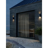 JE752 Nordlux Canto Maxi Kubi 2 Outdoor Wall Light Seaside Black (Direct)