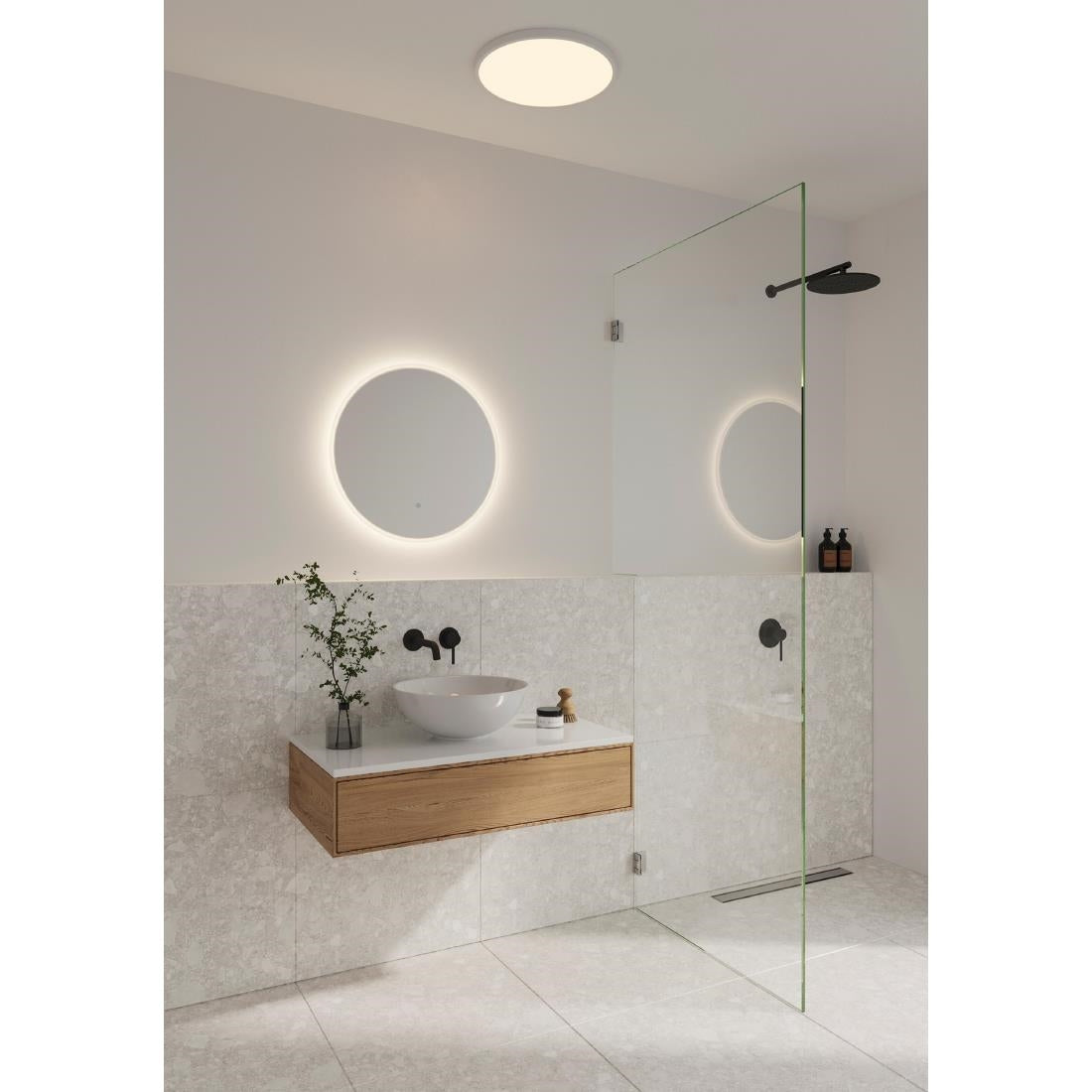 JE753 Nordlux Dovina 60 Indoor Wall Light Clear (Direct)