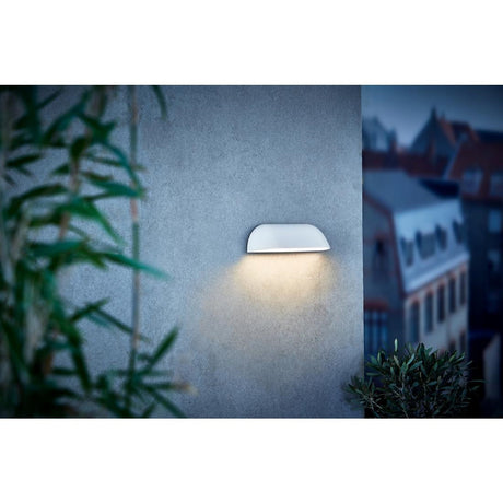 JE779 Nordlux Front 26 Outdoor Wall Light White (Direct)