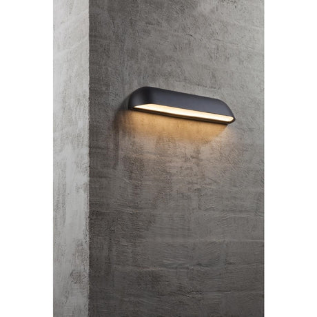 JE780 Nordlux Front 36 Outdoor Wall Light Black (Direct)