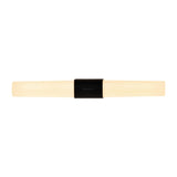 JE784 Nordlux Helva Double Basic Indoor Wall Light Black (Direct)