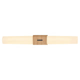 JE786 Nordlux Helva Double Basic Indoor Wall Light Wood Foil (Direct)