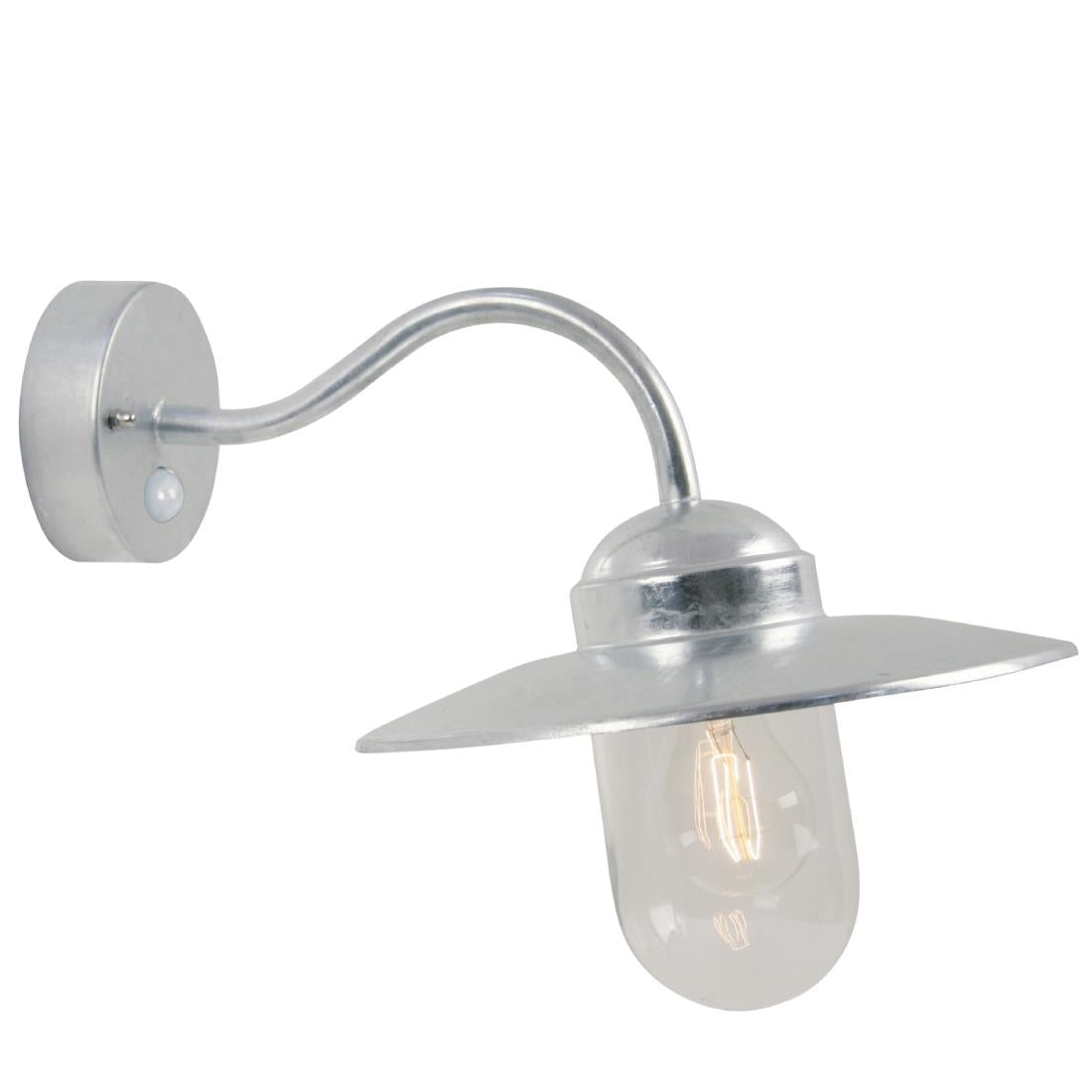 JE796 Nordlux Luxembourg Outdoor Wall Light w/Motion Sensor Galvanized (Direct)