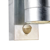 JE857 Nordlux Tin Maxi Sensor Outdoor Wall Light Galvanized (Direct)