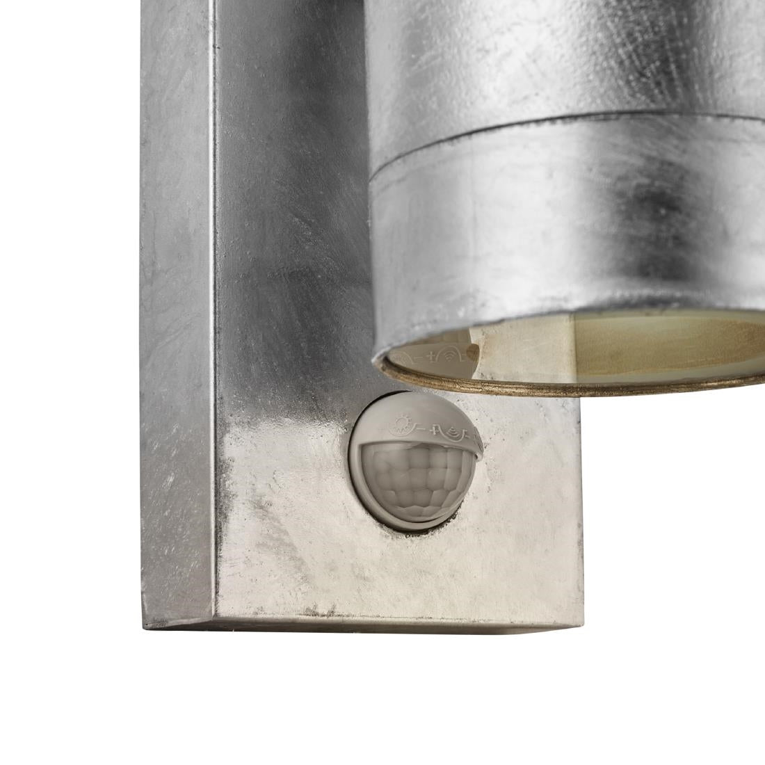 JE859 Nordlux Tin Maxi Double Sensor Outdoor Wall Light Galvanized (Direct)