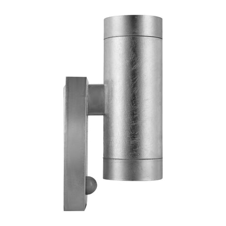 JE859 Nordlux Tin Maxi Double Sensor Outdoor Wall Light Galvanized (Direct)