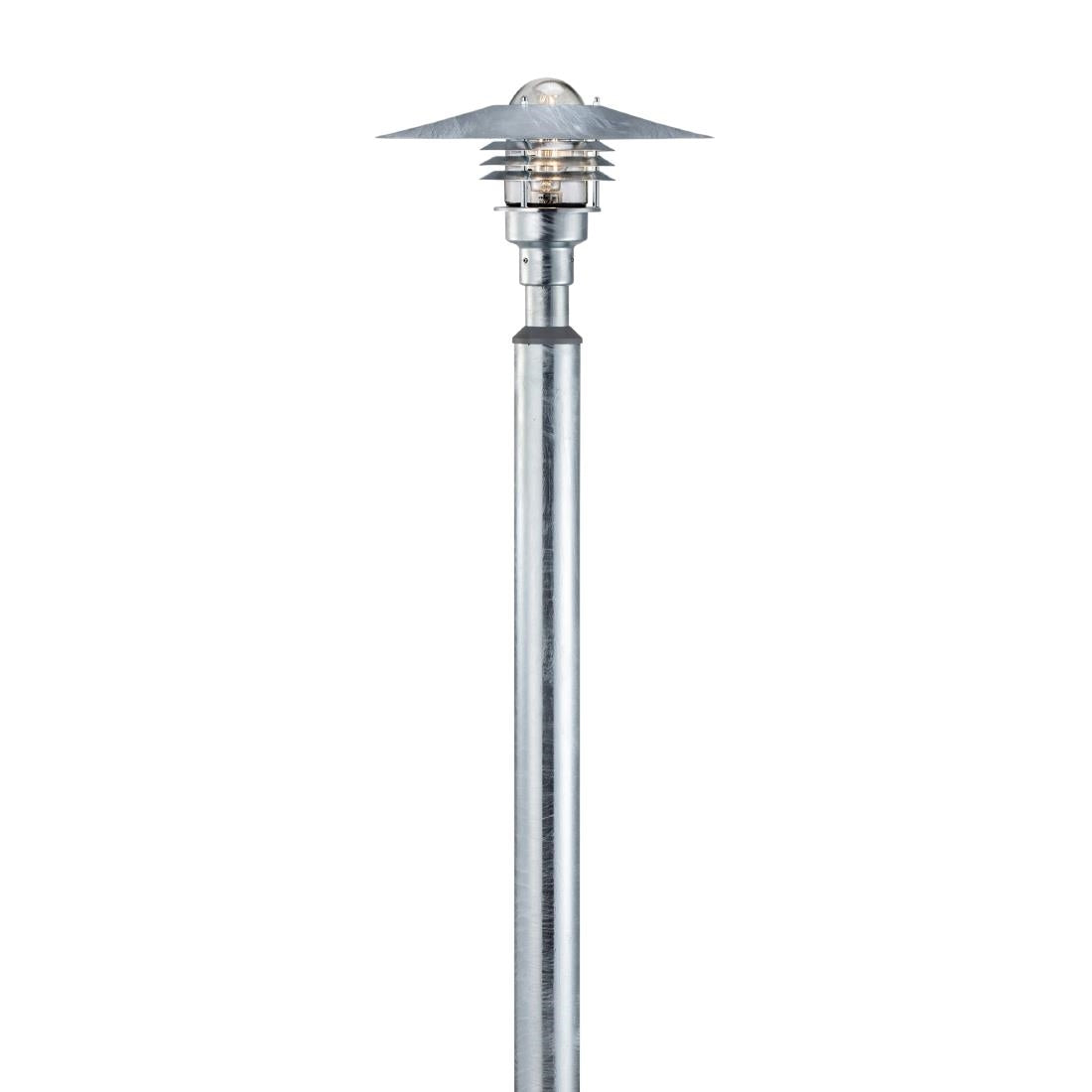 JE862 Nordlux Vejers 2M Outdoor Garden Light Galvanized (Direct)