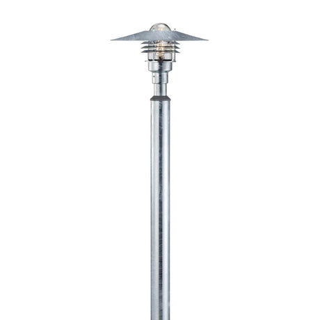 JE862 Nordlux Vejers 2M Outdoor Garden Light Galvanized (Direct)