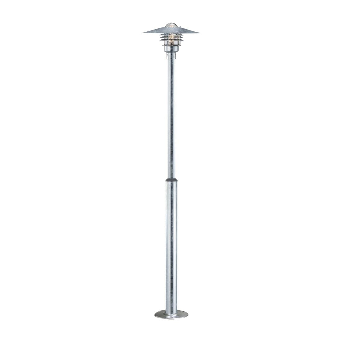 JE862 Nordlux Vejers 2M Outdoor Garden Light Galvanized (Direct)