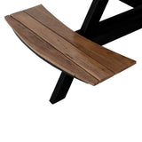 Bolero Acacia Round Picnic Table Bench Set