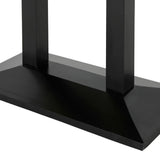 Bolero Loft Rectangle Dining Table with Wooden Top