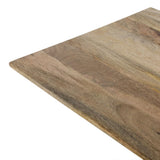 Bolero Loft Rectangle Dining Table with Wooden Top