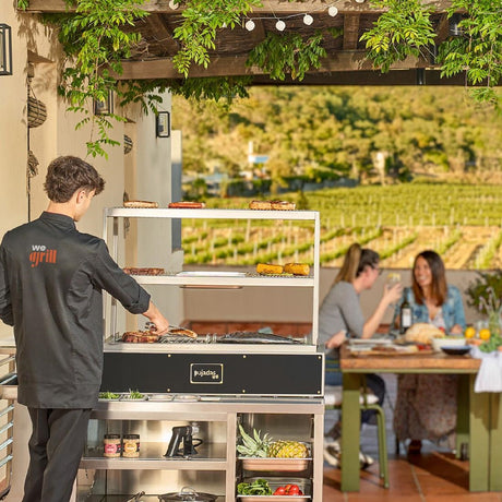 JE928 Pujadas Robata Grill With Mobile Cabinet (Direct)