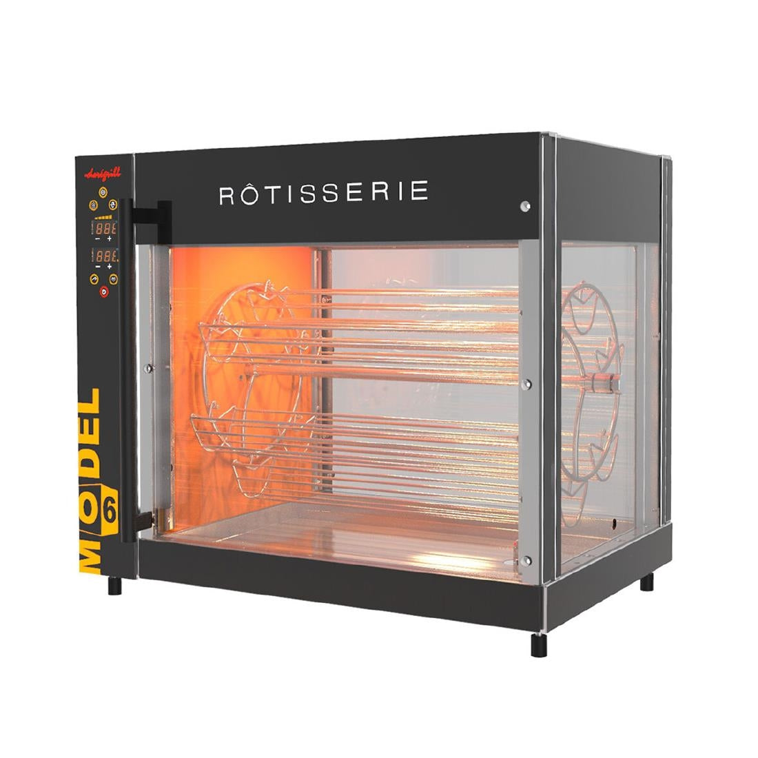 JE940 Doregrill MODEL 6 Electric Self-Cleaning Basket Rotisserie (Direct)