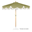 Bolero Sicily Round Parasol 2.5m Diameter Green Mix