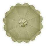 Bolero Sicily Round Parasol 2.5m Diameter Green Mix