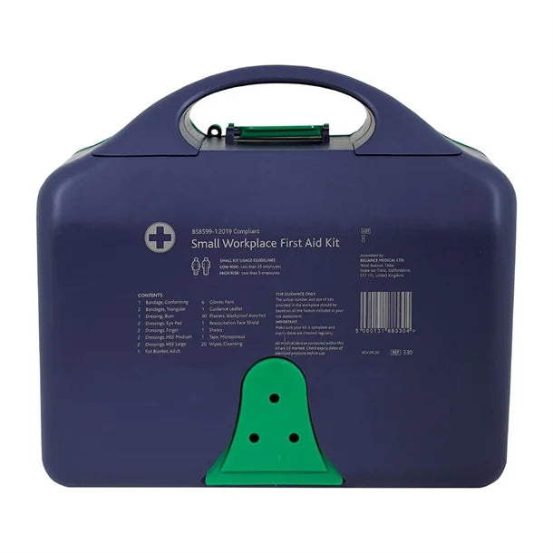 JF022 Reliance Medical Workplace BS8599-1 First Aid Kit with Aura3 Box Small