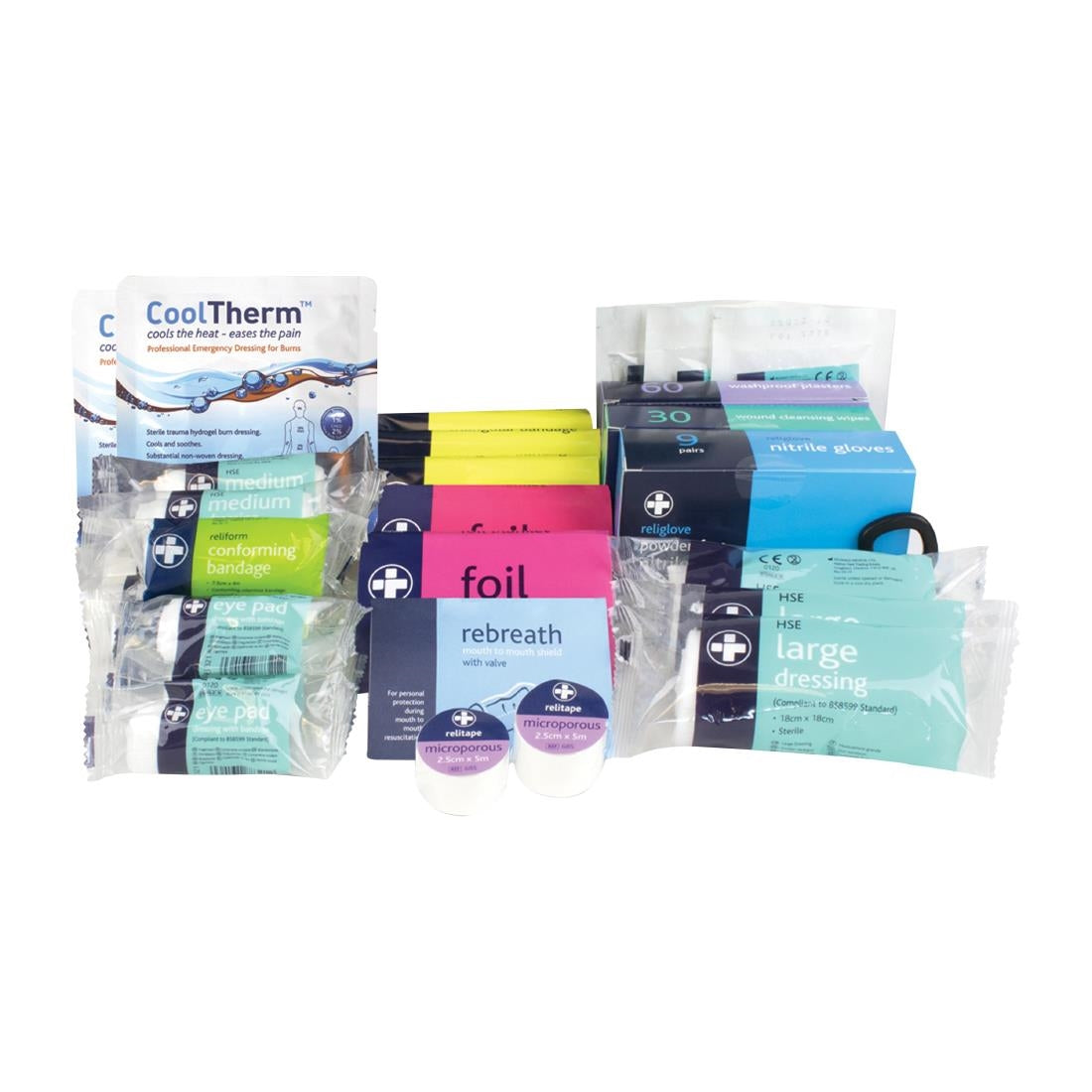 JF025 Refill for Workplace BS8599-1 First Aid Kit - Medium