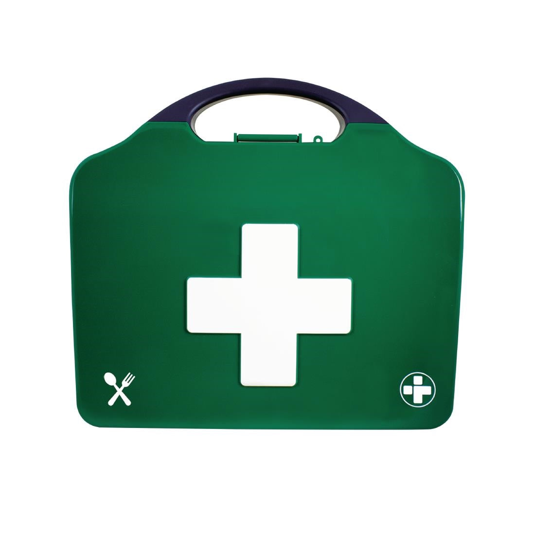 JF030 Masterchef Catering BS8599-1 First Aid Kit - Large - Aura3 Box - Large - Green