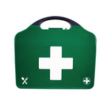 JF030 Masterchef Catering BS8599-1 First Aid Kit - Large - Aura3 Box - Large - Green