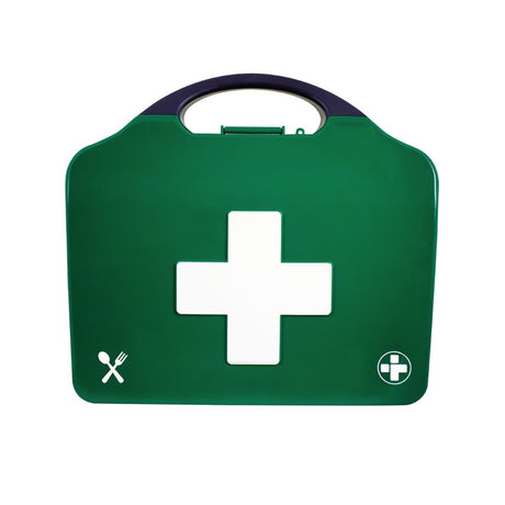 JF030 Masterchef Catering BS8599-1 First Aid Kit - Large - Aura3 Box - Large - Green