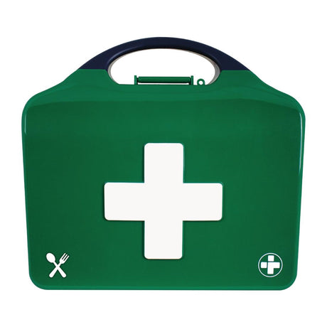 JF035 Masterchef Catering HSE 20 Person First Aid Kit - Aura3 Box - Medium - Green