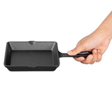 Olympia Cast Iron Square Pan 155x225mm