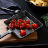 Olympia Cast Iron Square Pan 155x225mm