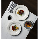 JF604 Churchill Viana White Footed Plate - 234mm (Pack 12) (Direct)