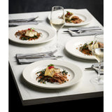 JF608 Churchill Viana White Rimmed Bowl - 249ml (Pack 12) (Direct)