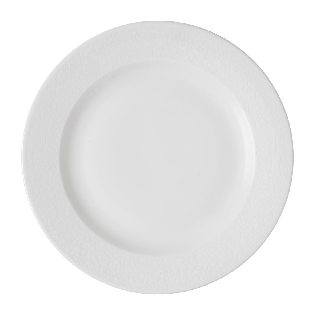 JF604 Churchill Viana White Footed Plate - 234mm (Pack 12) (Direct)