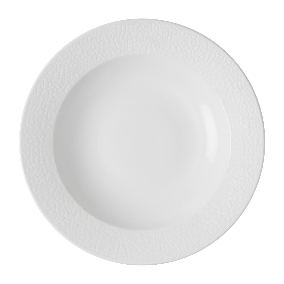JF607 Churchill Viana White Pasta Bowl - 309ml (Pack 12) (Direct)