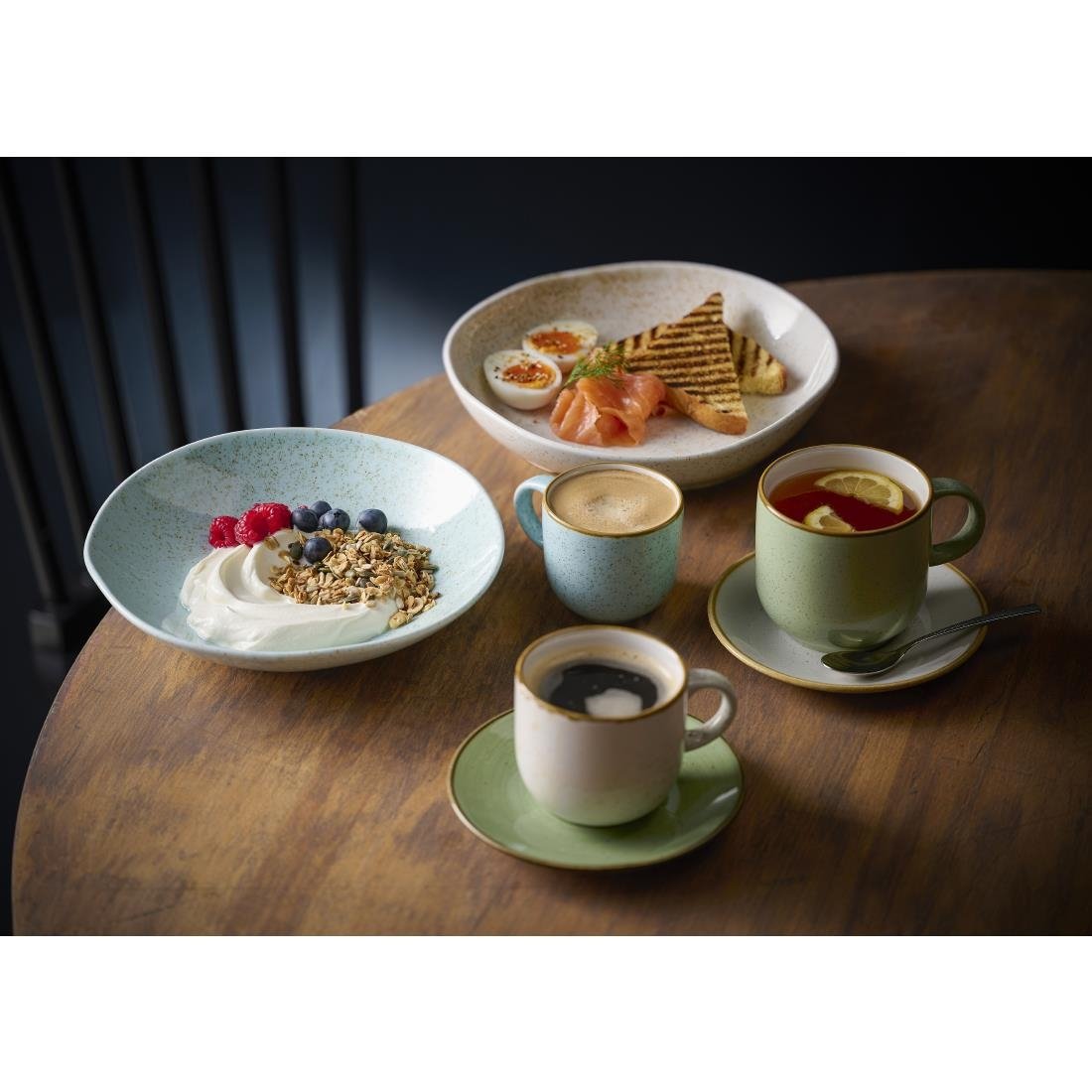 JF663 Churchill Nutmeg Cream Natural Organic Platter - 260x150mm (Pack 6) (Direct)