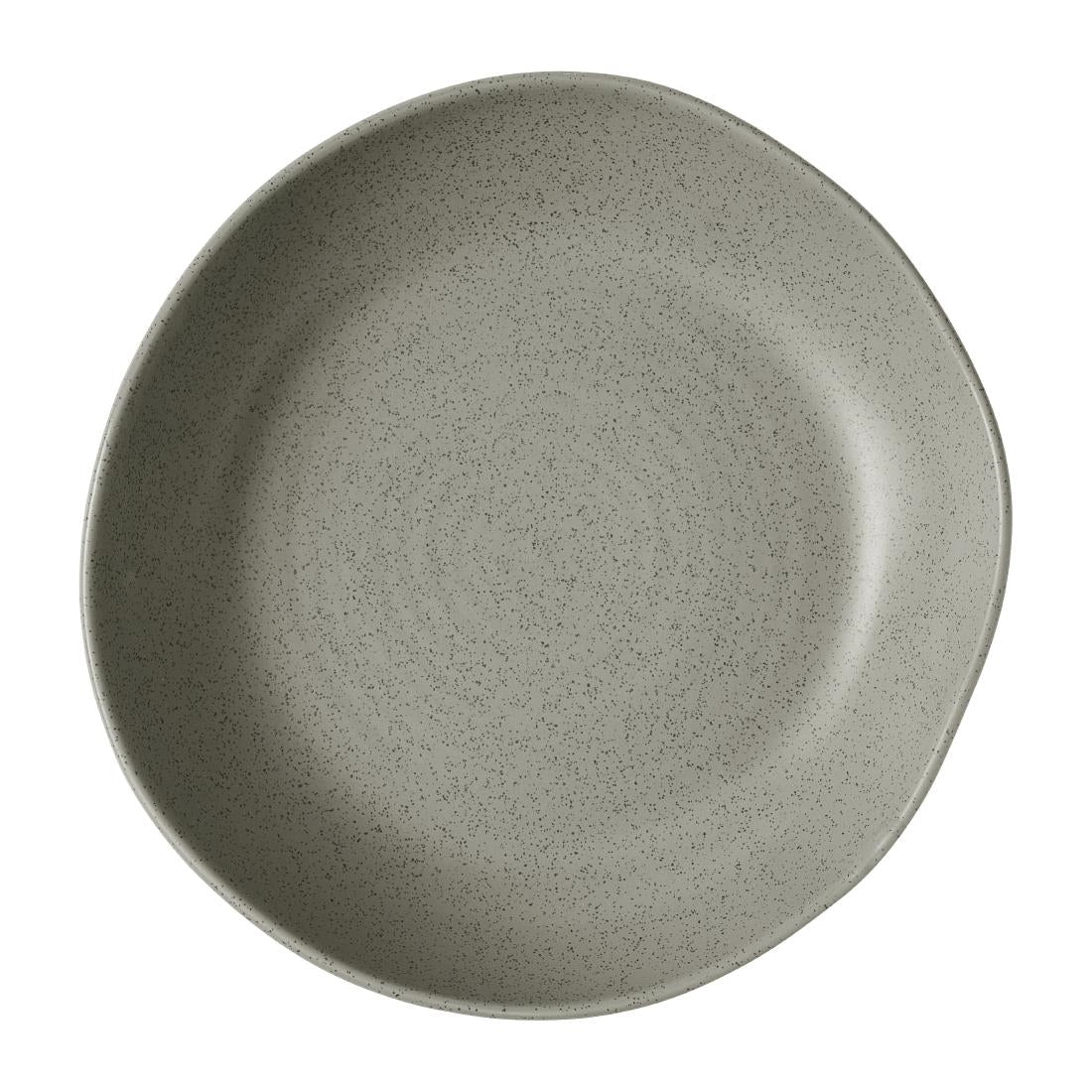 JF646 Churchill Peppercorn Grey Natural Organic Deep Bowl - 250mm (Pack 6) (Direct)