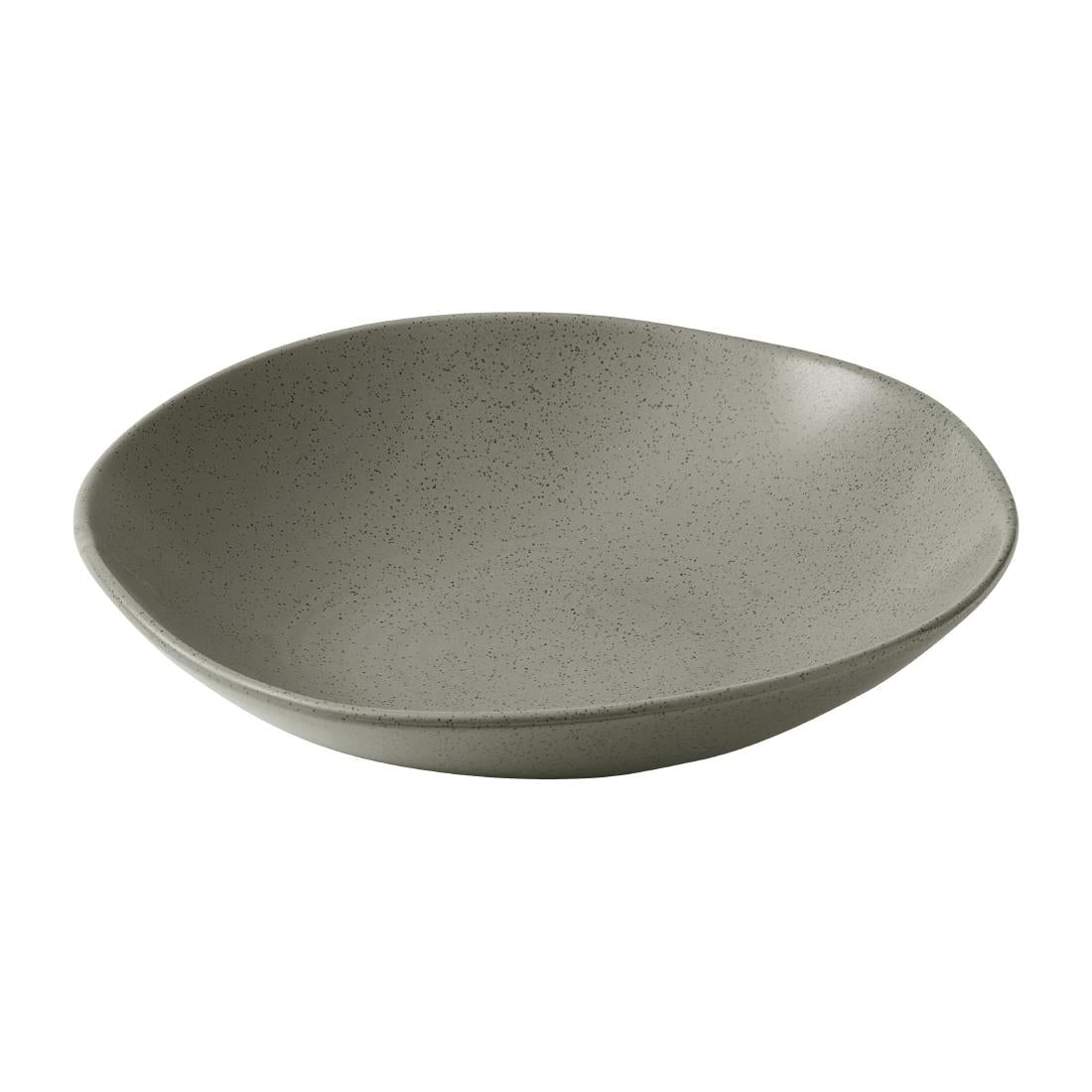 JF649 Churchill Peppercorn Grey Natural Organic Coupe Bowl - 220mm (Pack 6) (Direct)