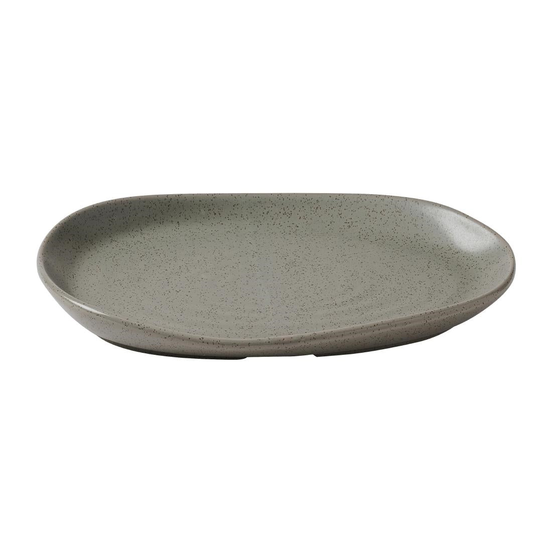 JF650 Churchill Peppercorn Grey Natural Organic Platter - 260x200mm (Pack 6) (Direct)
