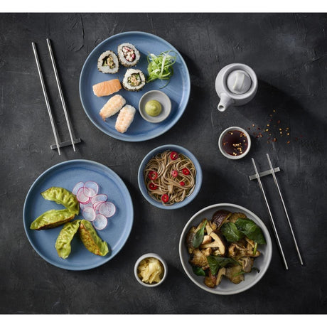 JF701 Churchill Black Chopsticks Rest - 60mm (Pack 12) (Direct)