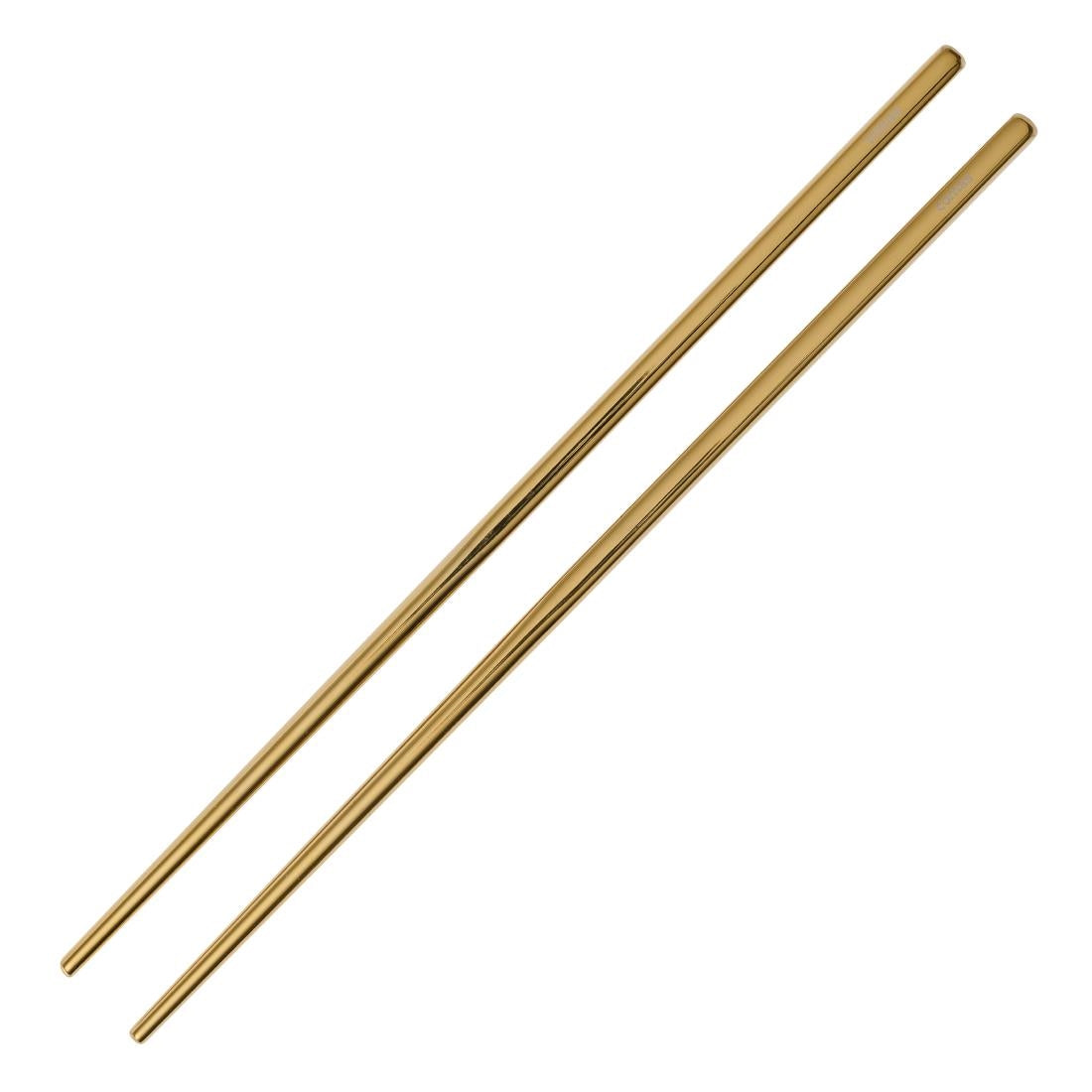 JF699 Churchill Gold Chopsticks - 23mm (Pack 12) (Direct)
