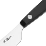 Olympia Taverna Table Knives with Black Handles (12 Pack)