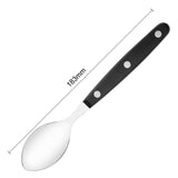 Olympia Taverna Teaspoons with Black Handles (12 Pack)