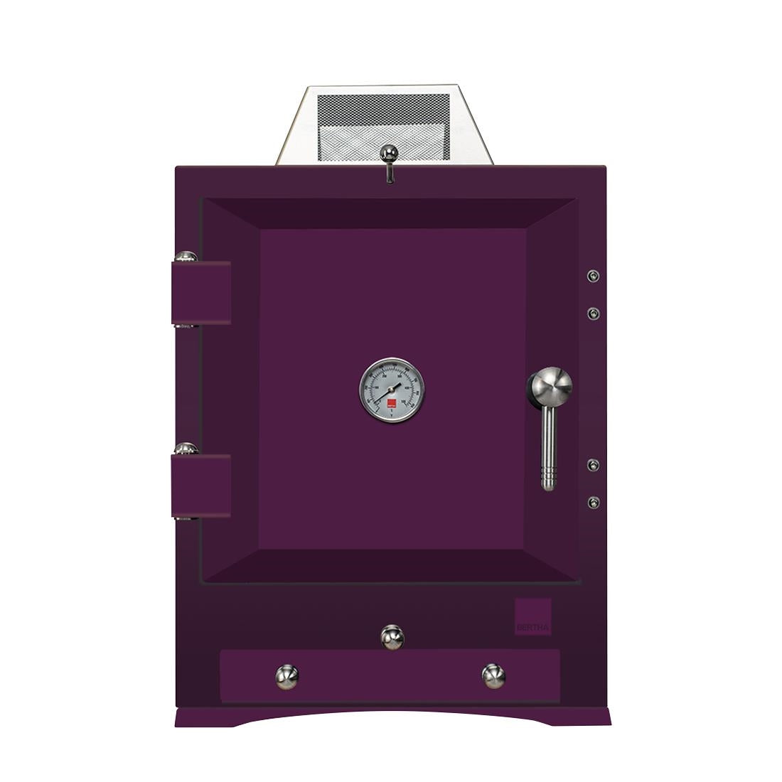 JF735 Bertha Original Table Top Charcoal Oven - Aubergine (Direct)