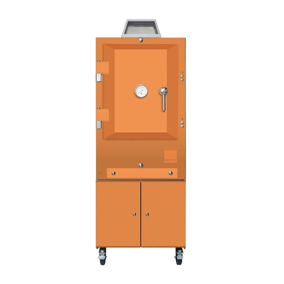 JF742 Bertha Original Charcoal Oven- Orange (Direct)