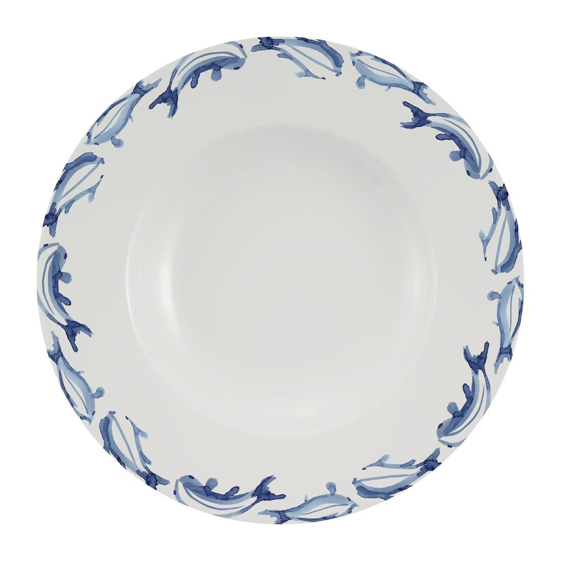 JF888 Maritime Ocean Breeze Rimmed Bowl - 280mm (Pack 6)