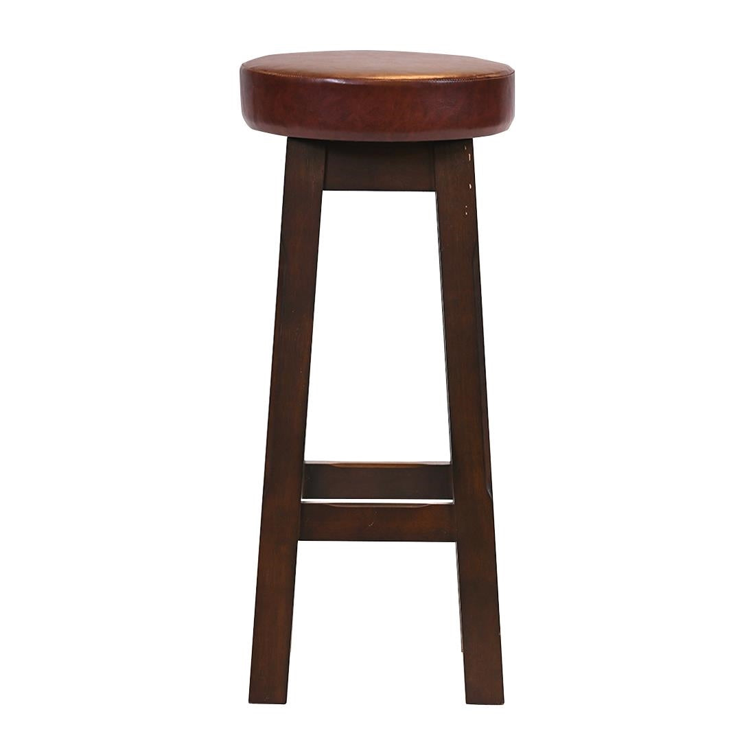 JF960 Wessex High Stool Dark Walnut with Bison Espresso Seat (Pack 2) (Direct)