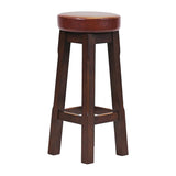 JF960 Wessex High Stool Dark Walnut with Bison Espresso Seat (Pack 2) (Direct)