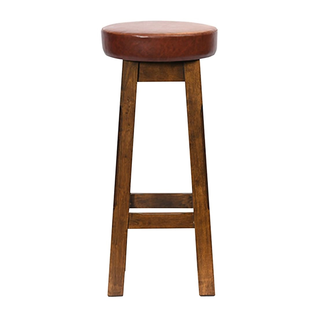 JF965 Wessex High Stool Vintage with Bison Espresso Seat (Pack 2) (Direct)