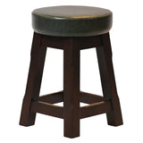JF978 Wessex Low Stool Dark Walnut with Bison Cedar Seat (Pack 2) (Direct)