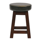 JF978 Wessex Low Stool Dark Walnut with Bison Cedar Seat (Pack 2) (Direct)