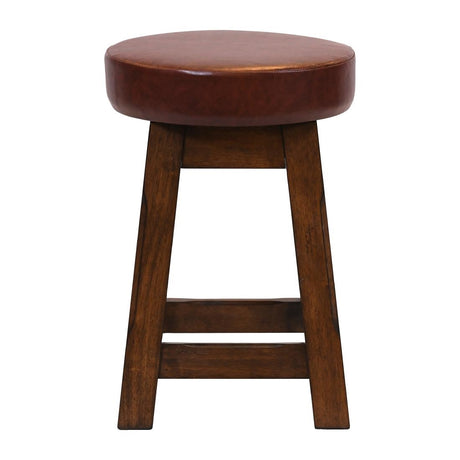 JF980 Wessex Low Stool Vintage with Bison Espresso Seat (Pack 2) (Direct)
